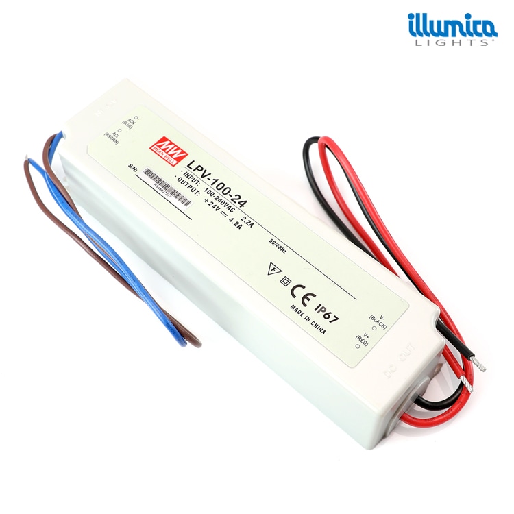 24V出力 防水電源 LPV-100W-24V