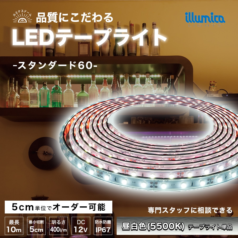 スタンダード60/ルミナスドーム SMD3528(60) 昼白色(5500K)