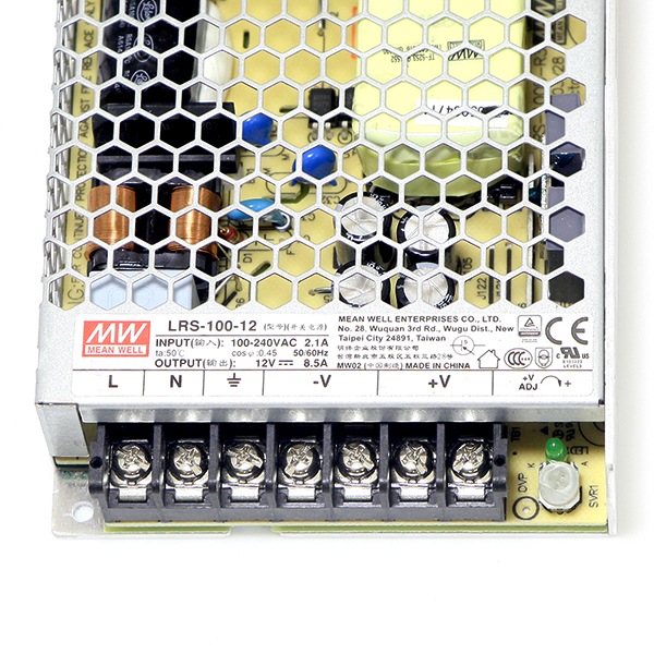 AC/DCスイッチング電源 12V出力 8.3A(100W)