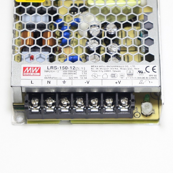 AC/DCスイッチング電源 12V出力 12.5A(150W)