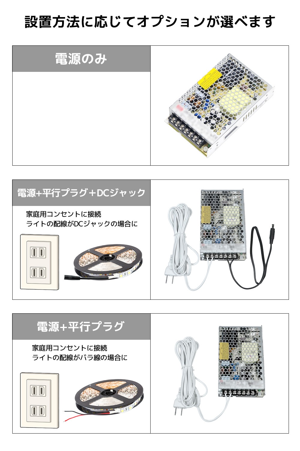AC/DCスイッチング電源 12V出力 12.5A(150W)