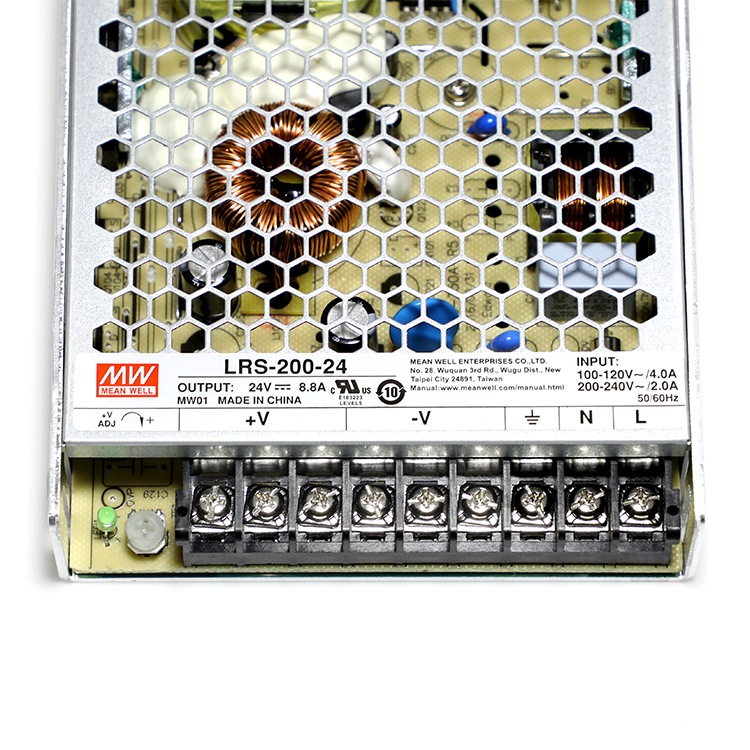 AC/DC スイッチング電源 24V出力 8.5A (200W)