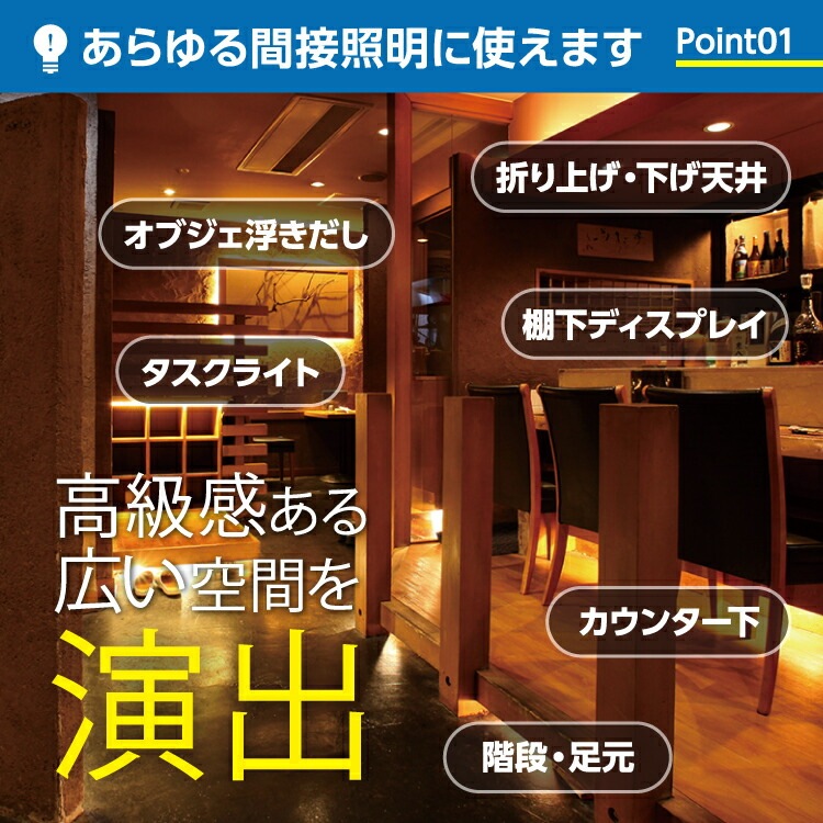 【業者様限定】 LEDテープライト スタンダード60 サンプル 10cm DCジャック出し ※電源別売