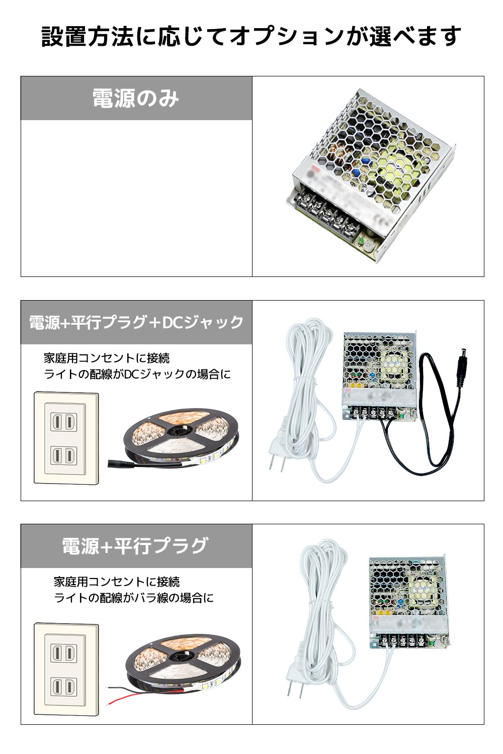 AC/DCスイッチング電源 24V出力 2A（50W）