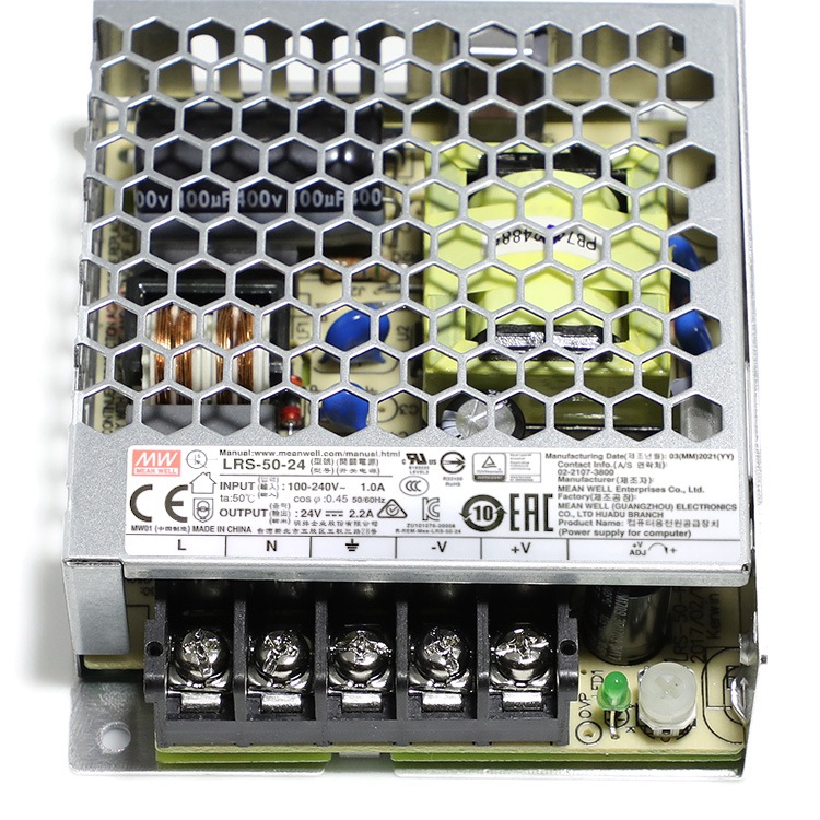 AC/DCスイッチング電源 24V出力 2A（50W）