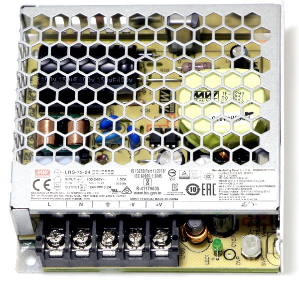 AC/DCスイッチング電源 24V出力 3.12A(75W)