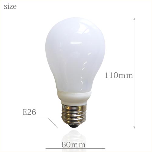 LED電球 5W 口金 E26 全5色 【取り寄せ品】