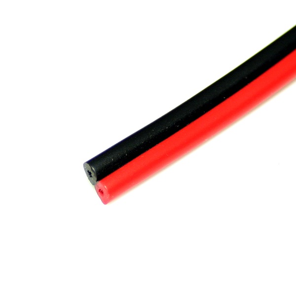 赤黒2P 平行線 1m LEDテープライト配線用