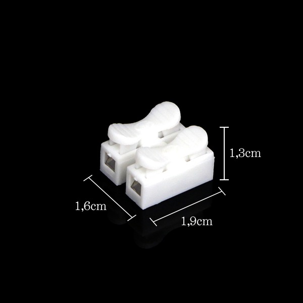 ワンタッチ中継コネクター　適応電線(より線0.5～2.5mm2)　[メール便対応可]