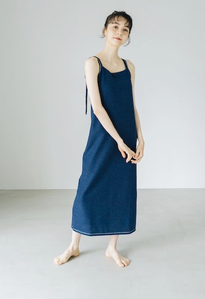 knit goun cardigan & one piece set