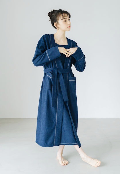 knit goun cardigan & one piece set