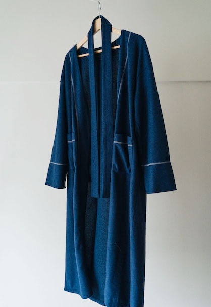 knit goun cardigan & one piece set
