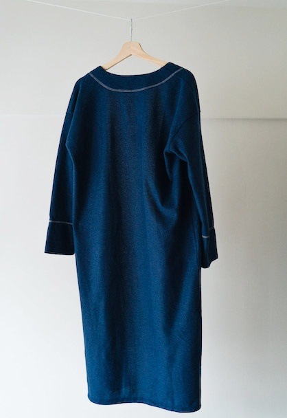 knit goun cardigan & one piece set