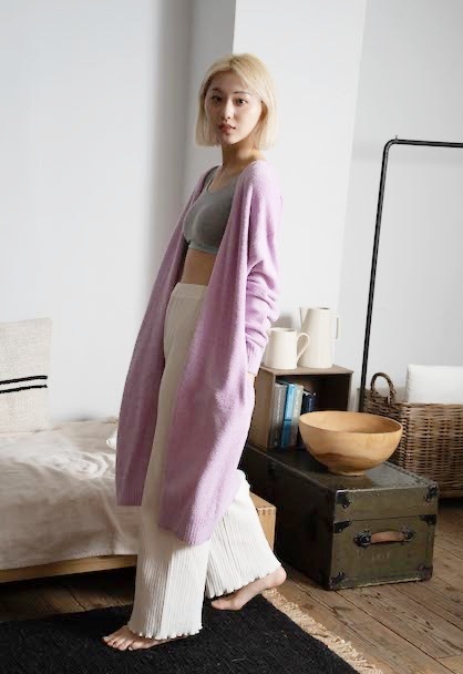 unisex knit cardigan