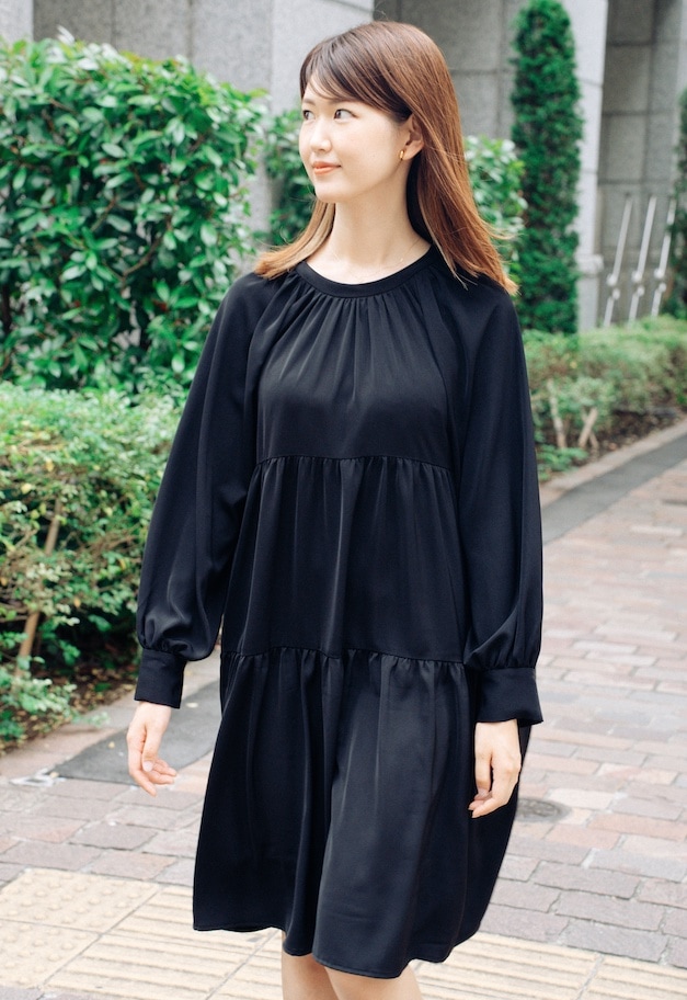 tiered tunic dress
