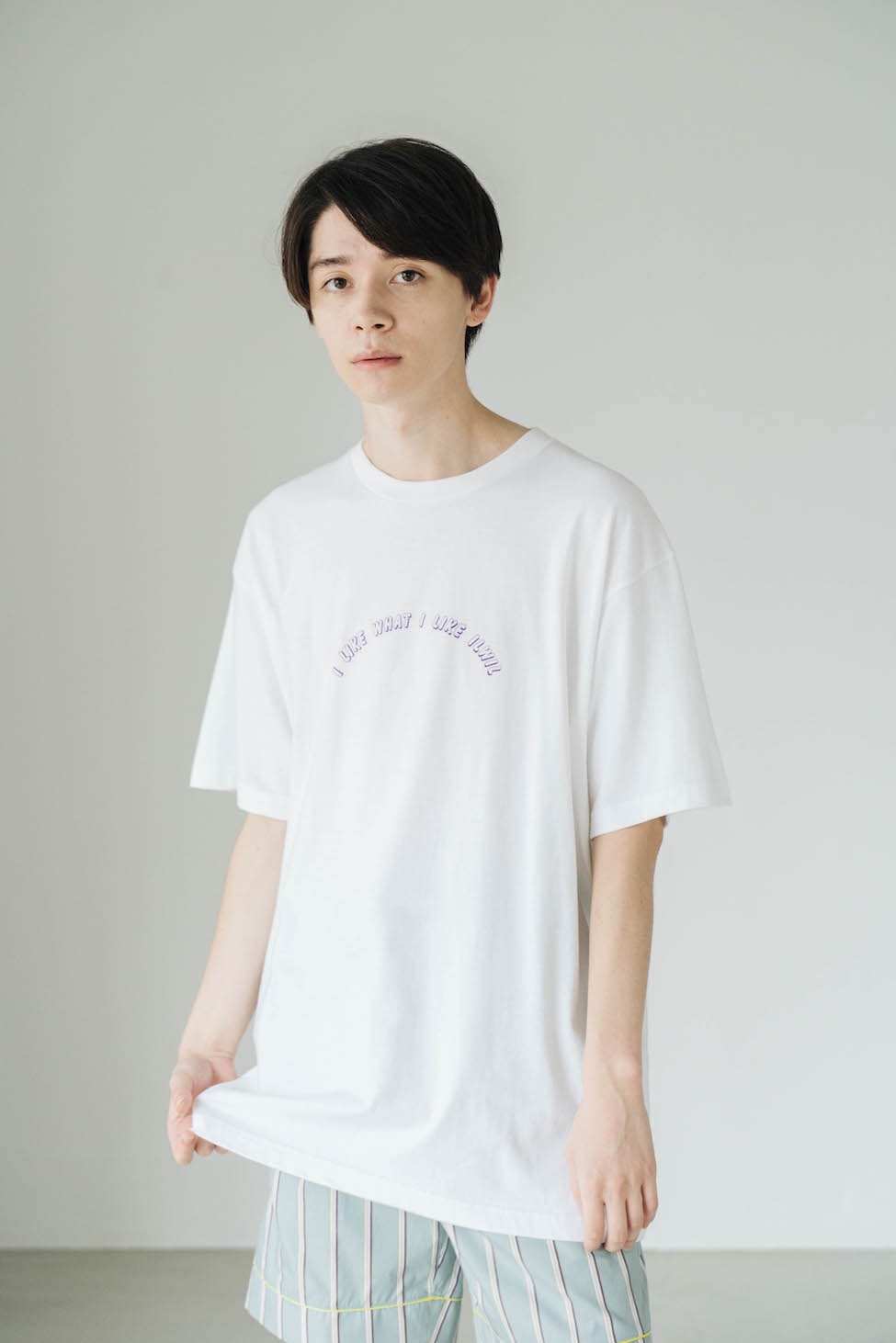 original print t-shirt