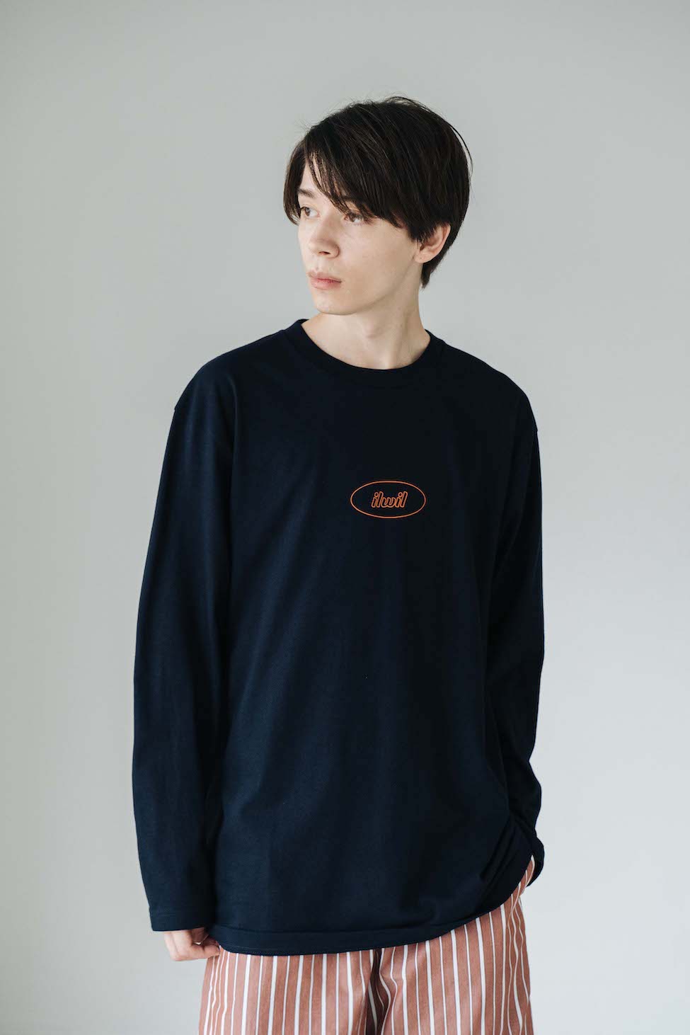 Logo long t-shirt(unisex)