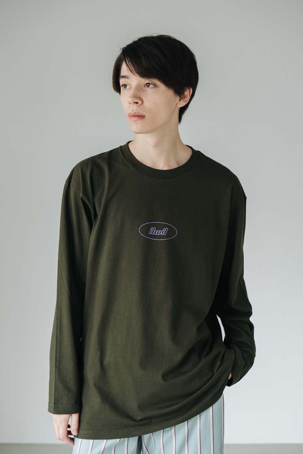 Logo long t-shirt(unisex)