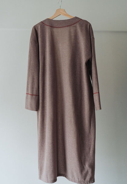 knit goun cardigan