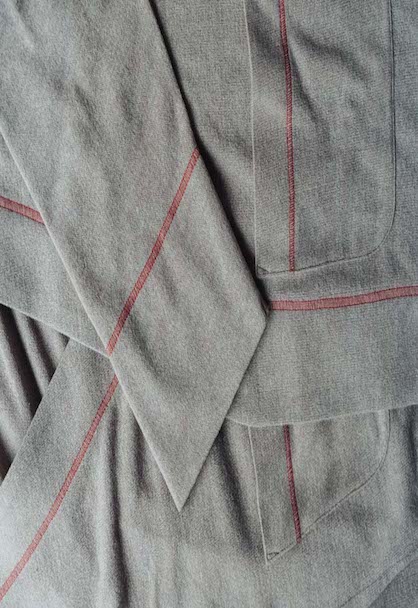 knit goun cardigan