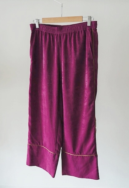 vintage satin pajamas bottoms