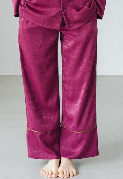 vintage satin pajamas bottoms