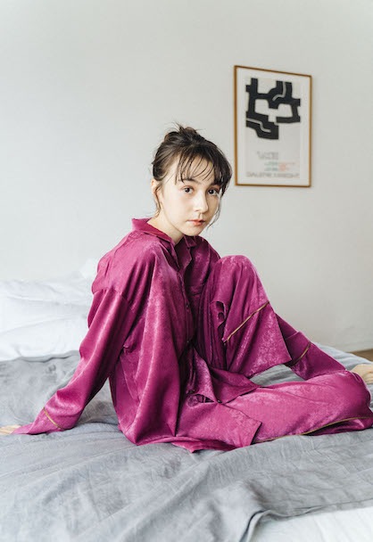vintage satin pajamas bottoms
