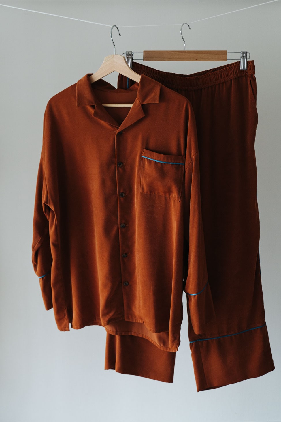 vintage satin pajamas bottoms