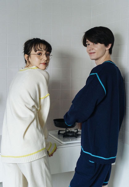 knit pajamas tops