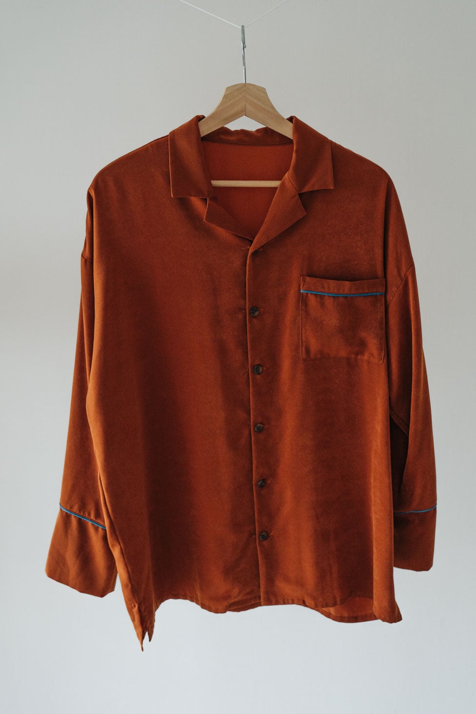 vintage satin pajamas tops set-up