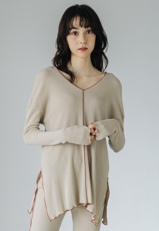 rib knit set-up