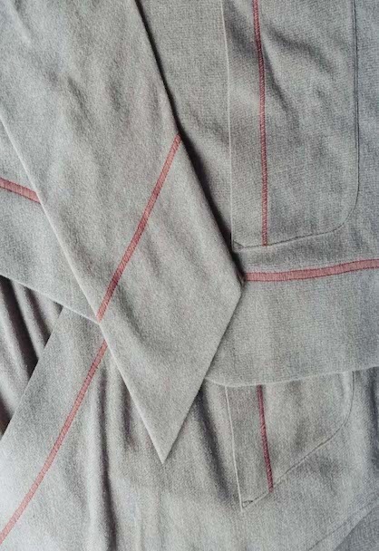 knit goun cardigan & one piece set
