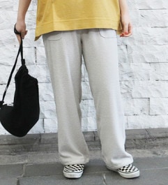 ��30��OFF�ա�kha:ki/�������ۥ�����ơ����ѥ���ѥ��'VINTAGE PILE��SLIT PANT'�ڥ���󥻥����ʸ��Բġ�