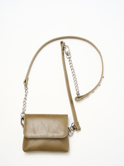 20％OFF》【YENN/イエン】チェーンベルトポーチ/CHAIN BELT POUCH(Y252