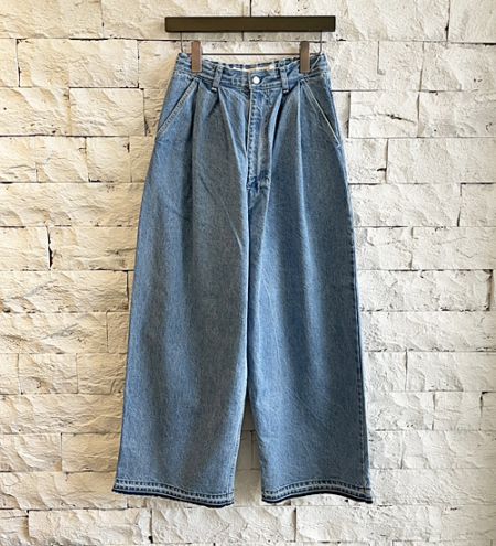 ARTE POVERA/アルテポーヴェラ】12ozデニム2タックワイドカットオフ