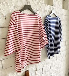 MANON/ޥΥۥܡȥͥå ܡT/BOAT NECK BORDER TEE