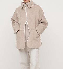 YENN/ۥåץ顼ߥǥॳ/ZIP COLLAR MID COAT(Y254-71130) 