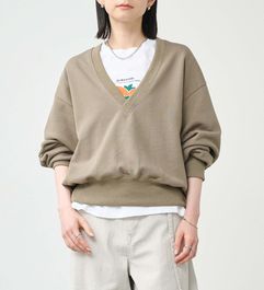 ��kha:ki/��������V�ͥå��������åȥ����/V/N SWEAT SHIRTS