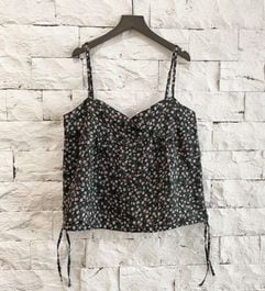 MANON �ޥΥ� ���ꥸ�ʥ��ͥ� �ե��ץ��� ����ߥ����� ORIGINAL LINEN FLOWER CAMISOLE