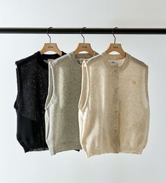 YENN ������ ��ͥ󥷥����٥��� LINEN SHEER VEST