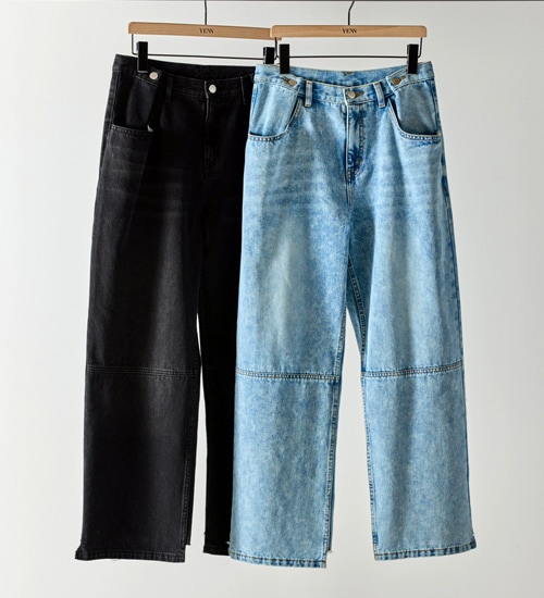 YENN イエン タックベルトデニムパンツ TUCK BELT DENIM PT | brand