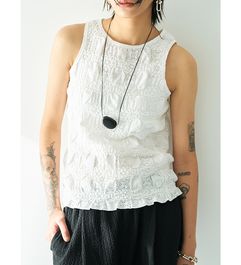 ��20��OFF��YENN ������ �����󥯥졼�����󥯥ȥå� SHRUNK LACE TANKTOP�ڥ���󥻥����ʸ��Բġ�