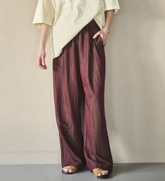 kha:ki ������ 2���å����������ѥ�� 2TUCK EASY PANTS