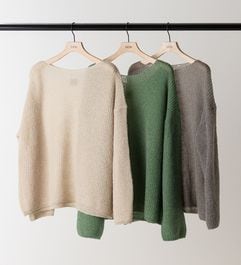YENN ������ ��������إ��˥åȥץ륪���С� SHEER MOHAIR KNIT PO
