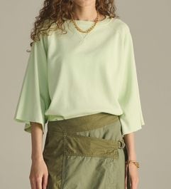 ��40��OFF��kha:ki ������ �ϥ˥���ϡ��ե��꡼�֥ȥåץ� HONEYCOMB S/S TOP�ڥ���󥻥����ʸ��Բġ�