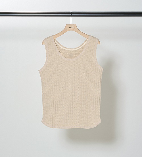 ��30��OFF�ա�YENN/������ۥ��åȥ��ե�֥��󥯥ȥå�/CUT OFF RIB TANKTOP(Y252-81037)�ڥ���󥻥����ʸ��Բġ�
