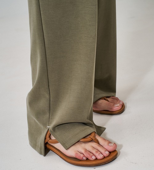 ��YENN/������ۥ����ɥ���åȥ���å��� / SLIT SLACKS(Y261-32022)