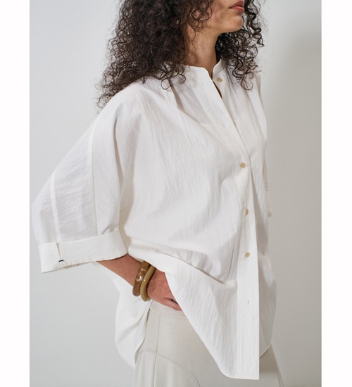 ��YENN/������ۥ饦��ɥե���ॷ��� / ROUND FORM SHIRT(Y261-11005)