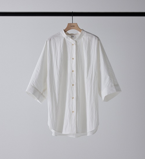 ��YENN/������ۥ饦��ɥե���ॷ��� / ROUND FORM SHIRT(Y261-11005)