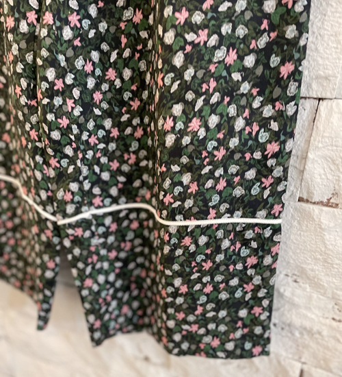 MANON �ޥΥ� ���ꥸ�ʥ��ͥ� �ե��ץ��� ���������ѥ�� ORIGINAL LINEN FLOWER PRINT EASY PANTS
